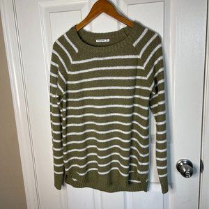 Olive Textured Pullover